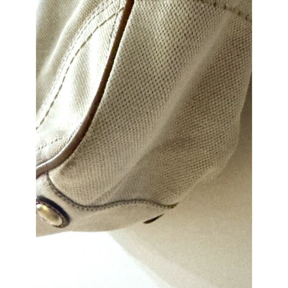 Coach Heritage Bleaker Canvas 1941 Carriage Leatherworks Tote Stripe tattersall - Picture 8 of 16